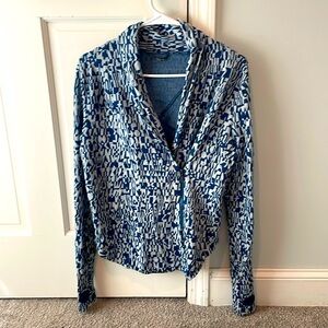 Oiselle wazzy wool jacquardigan